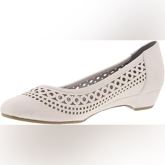 Ros Hommerson ‘Tina’ Flat Slip On Shoes w/ Hole Amazing quality Size 8 Like new - Picture 15 of 15